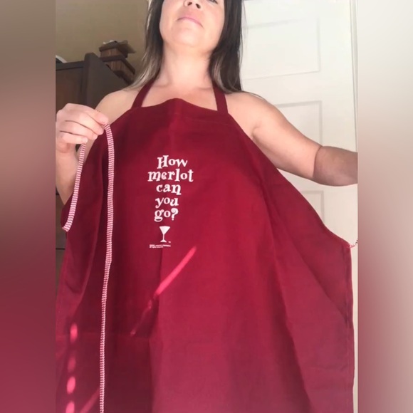 How Merlot Can You Go? kitchen or grilling apron, NWOT - Picture 4 of 9